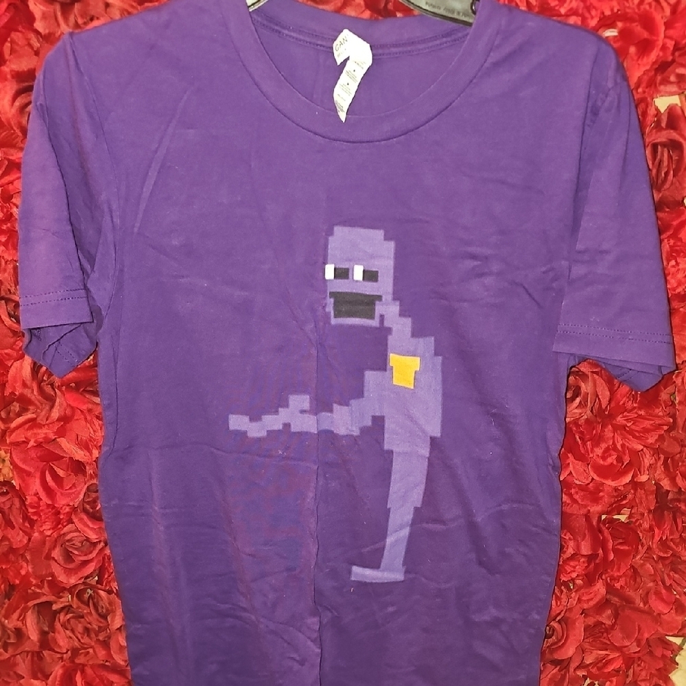 Bella Canvas Deep Purple Graphic Tshirt Size  Medium